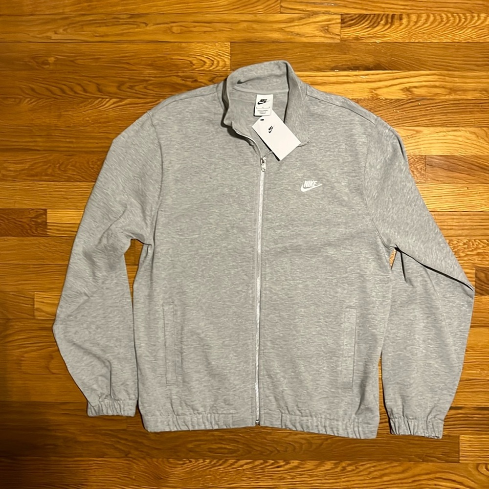New with tags Nike Gray Zip-up Sweater
